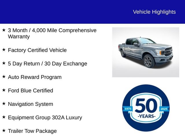 Certified 2020 Ford F150 XLT w/ Equipment Group 302A Luxury AWD/4WD image 5