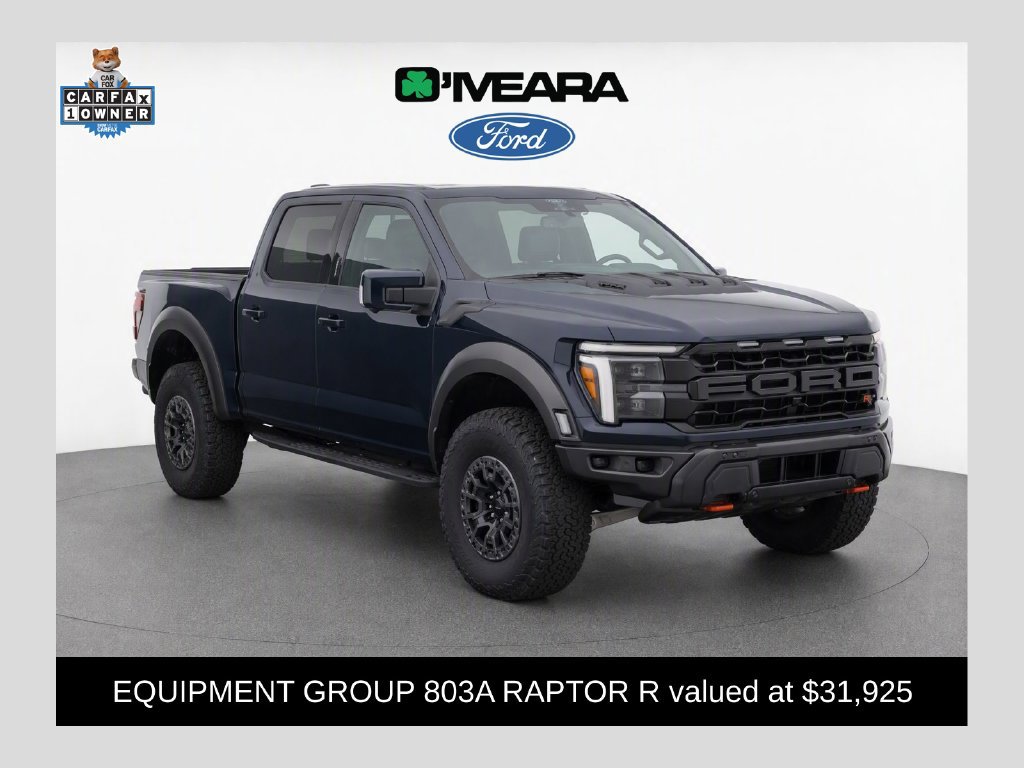 Certified 2026 Ford F150 Raptor w/ Equipment Group 803A Raptor R