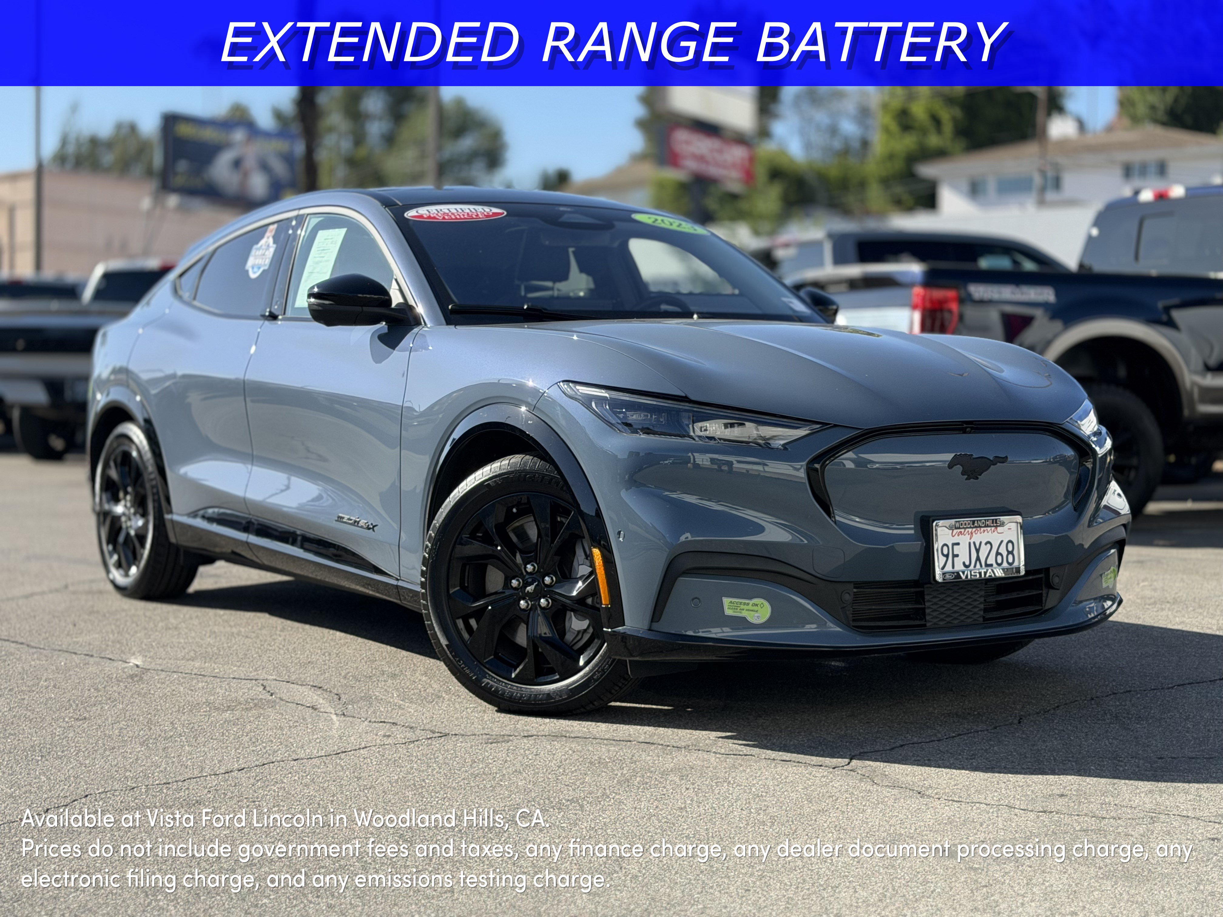 Certified 2023 Ford Mustang Mach-E Premium w/ Mustang Nite Pony Package AWD/4WD image 1