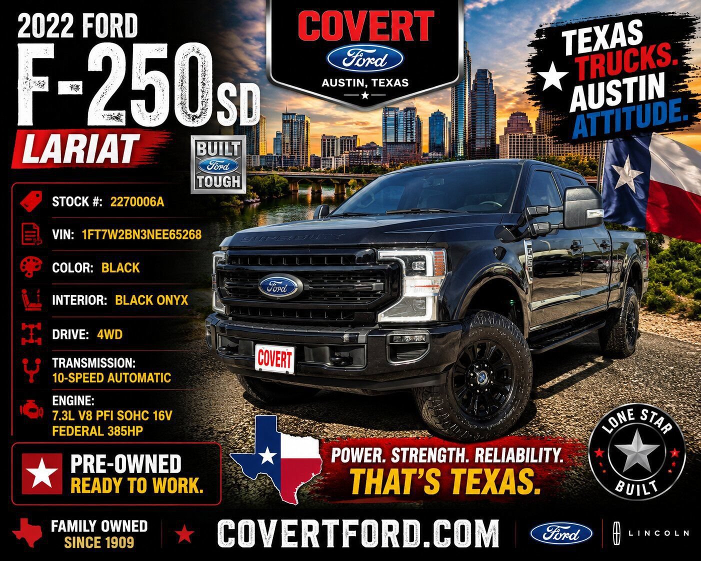 Certified 2022 Ford F250 Lariat w/ Tremor Off-Road Package