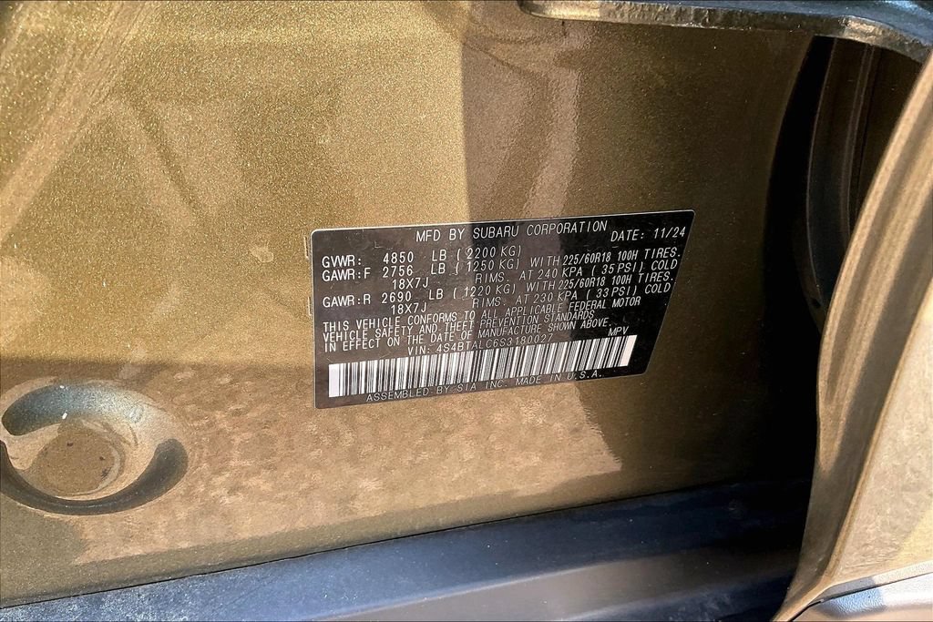 Used 2025 Subaru Outback Onyx Edition AWD/4WD image 5
