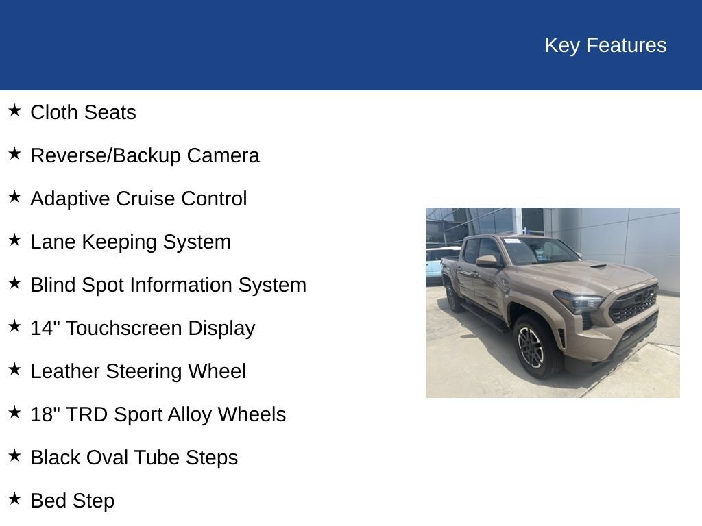 Used 2026 Toyota Tacoma TRD Sport RWD image 33