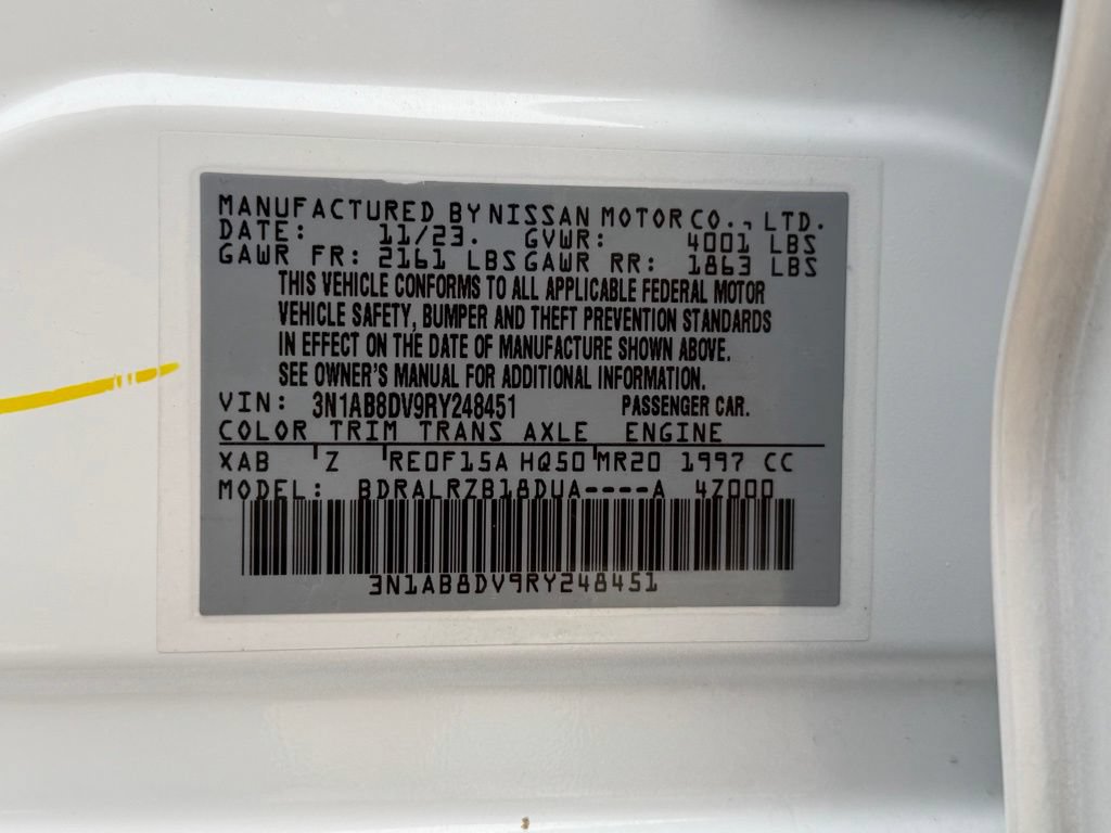 Used 2024 Nissan Sentra SR w/ Trunk Package FWD image 30