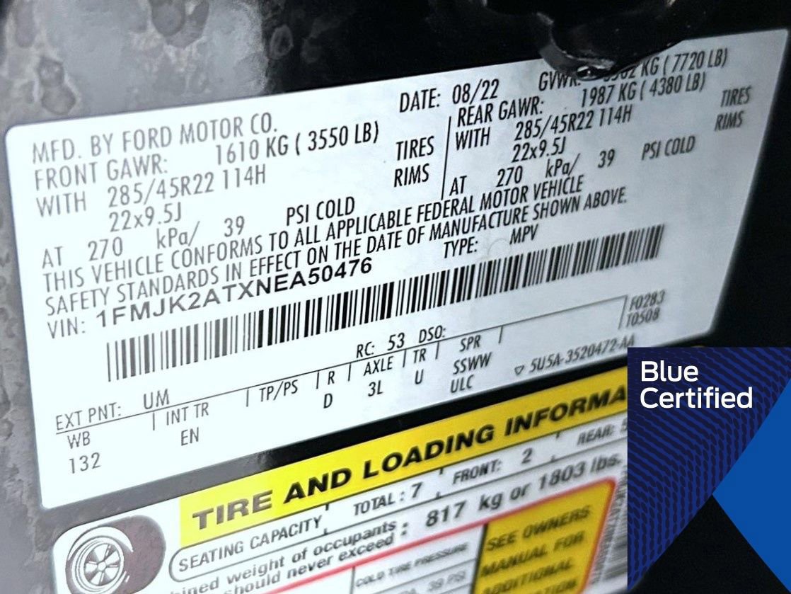 Certified 2022 Ford Expedition Max Limited image 28