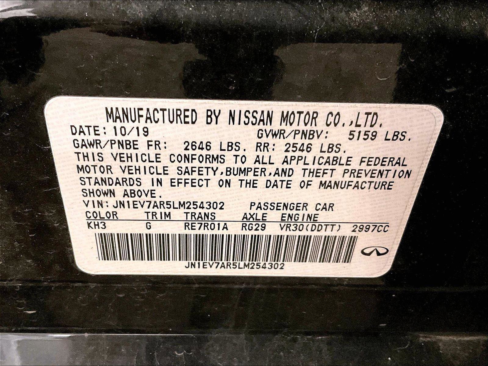 Used 2020 INFINITI Q50 Edition 30 w/ All Weather Package AWD/4WD image 32