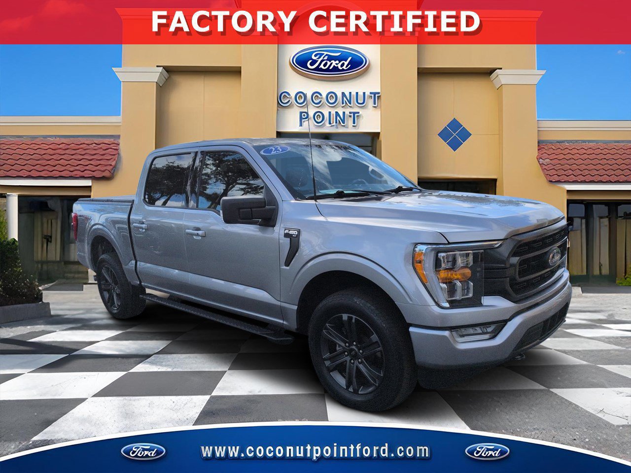 Certified 2023 Ford F150 XLT w/ Equipment Group 302A High AWD/4WD image 1