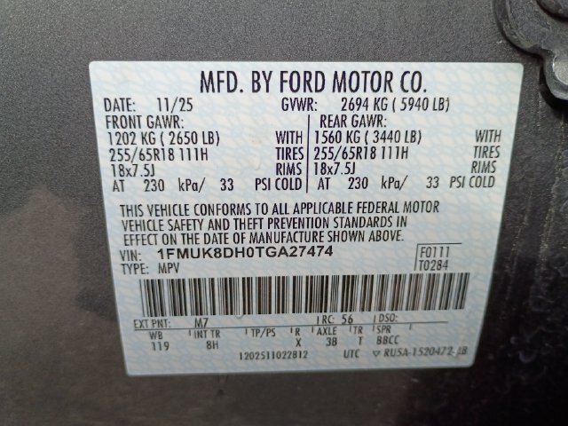 Certified 2026 Ford Explorer Active AWD/4WD image 29