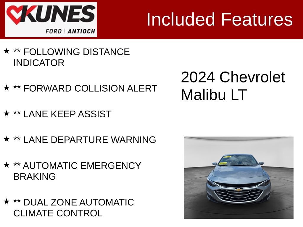 Used 2024 Chevrolet Malibu LT FWD image 4