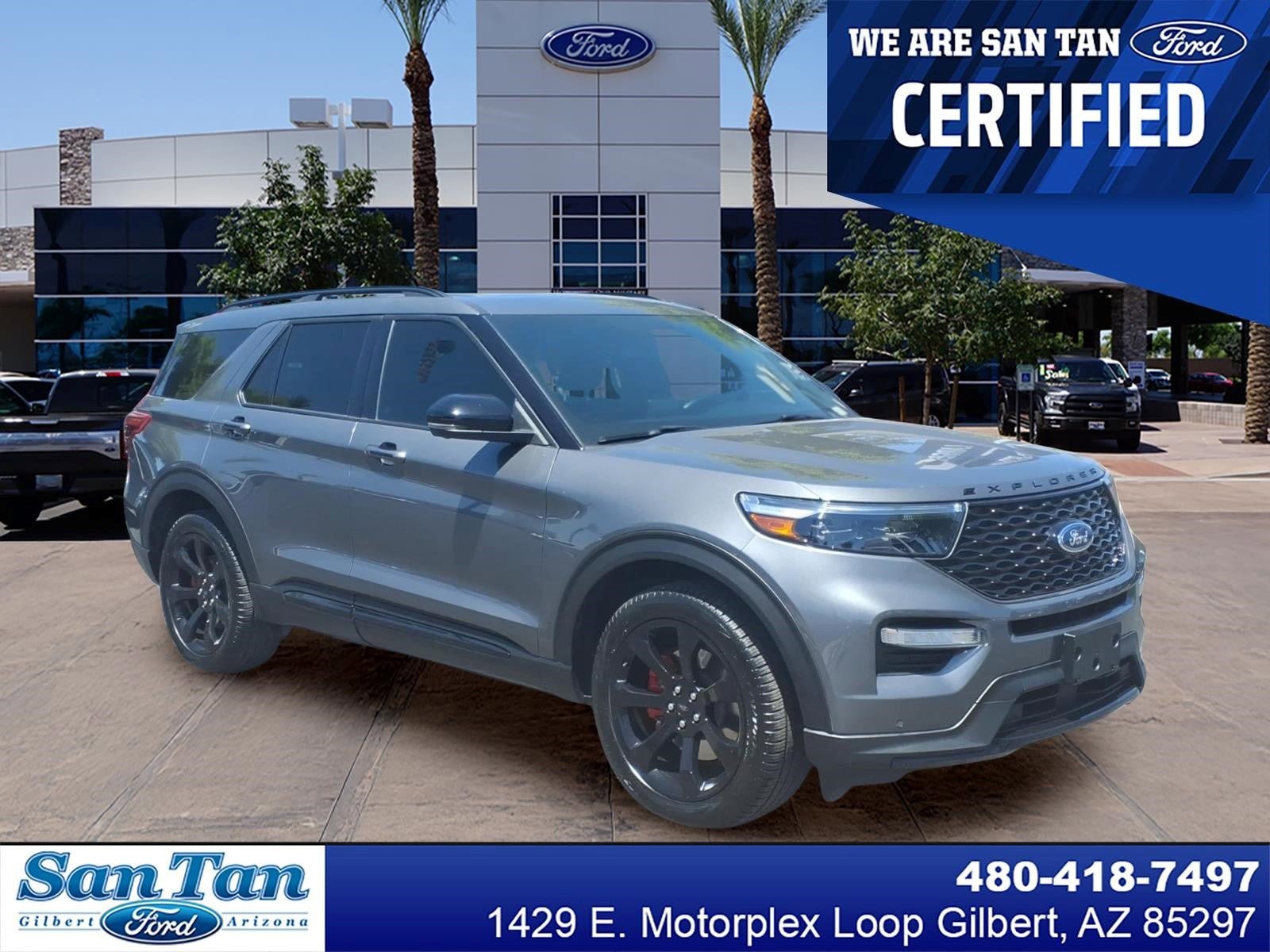 Certified 2023 Ford Explorer ST w/ Equipment Group 401A AWD/4WD image 1