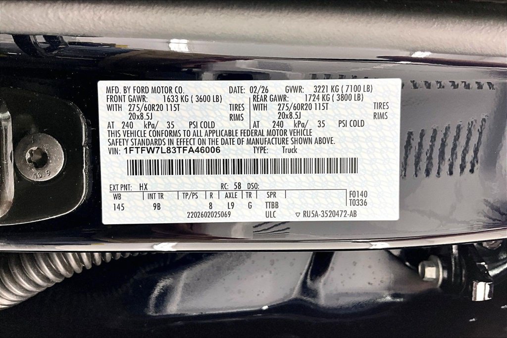 Certified 2026 Ford F150 Platinum w/ Equipment Group 702A High AWD/4WD image 36