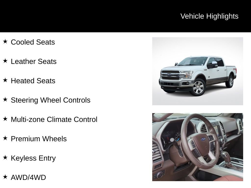 Certified 2020 Ford F150 King Ranch w/ Equipment Group 601A Luxury image 26