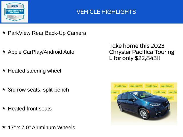 Used 2023 Chrysler Pacifica Touring-L FWD image 19