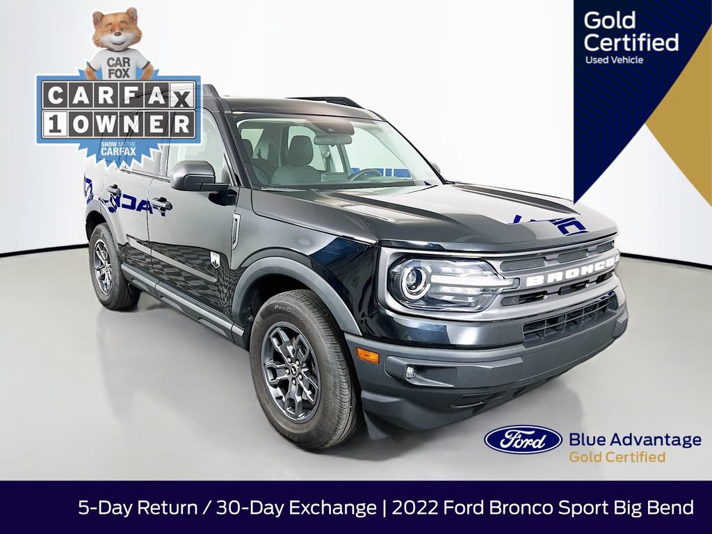 Certified 2022 Ford Bronco Sport Big Bend w/ Convenience Package AWD/4WD video 1