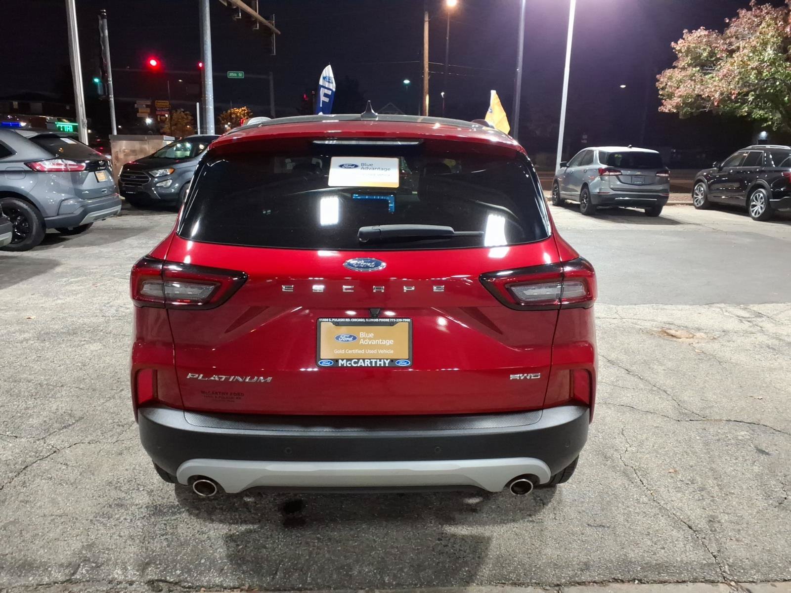 Certified 2024 Ford Escape Platinum w/ Premium Technology Package AWD/4WD image 4