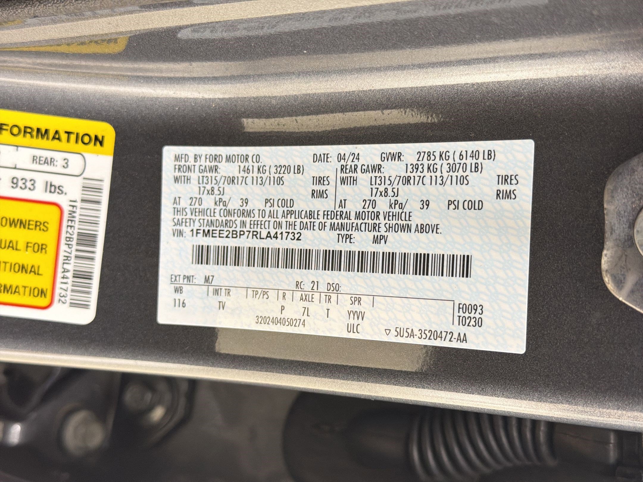 Certified 2024 Ford Bronco Wildtrak AWD/4WD image 19