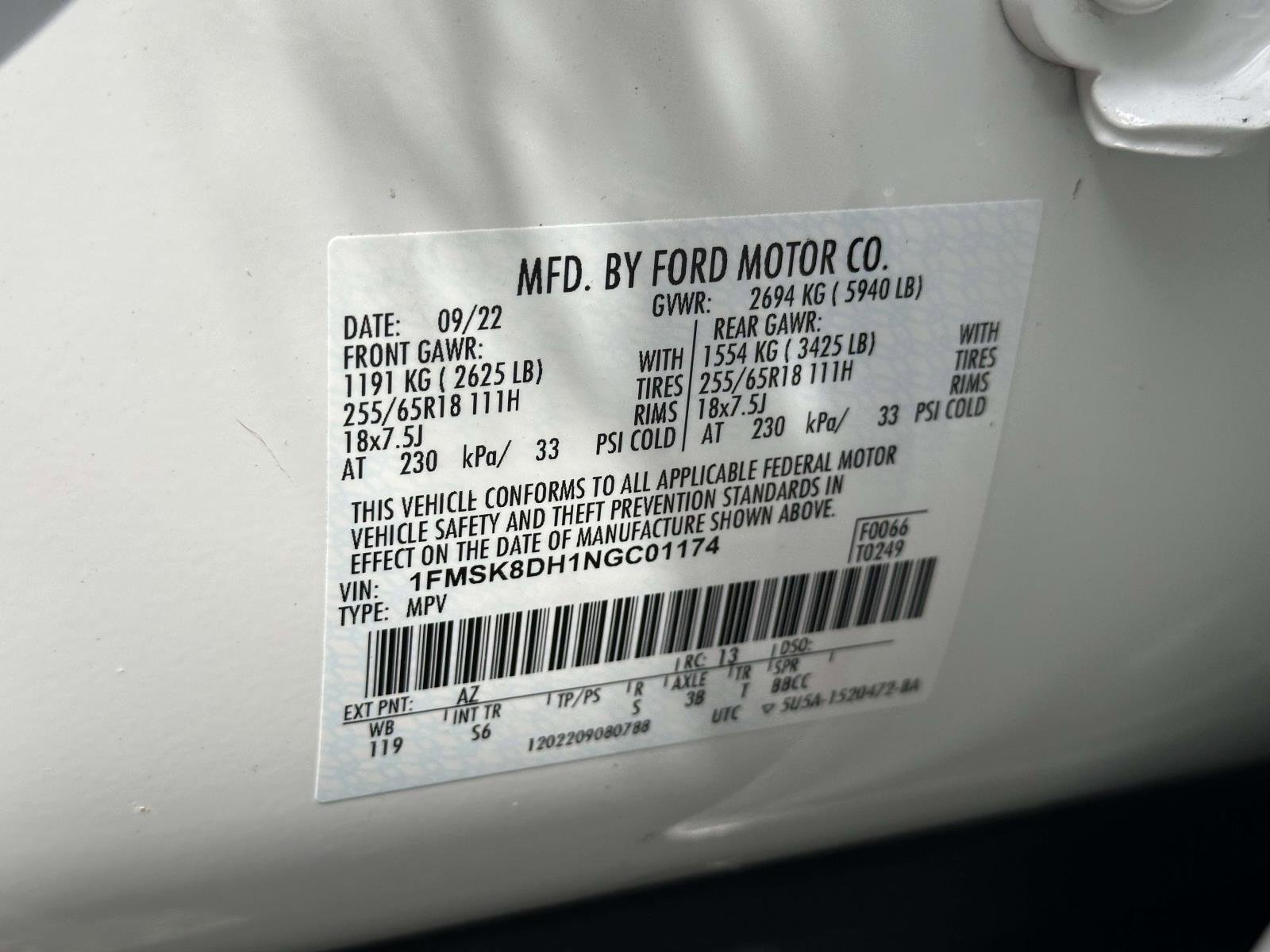 Certified 2022 Ford Explorer XLT w/ Equipment Group 202A AWD/4WD image 15