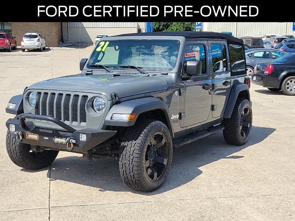 Used 2021 Jeep Wrangler Unlimited Sport AWD/4WD image 2