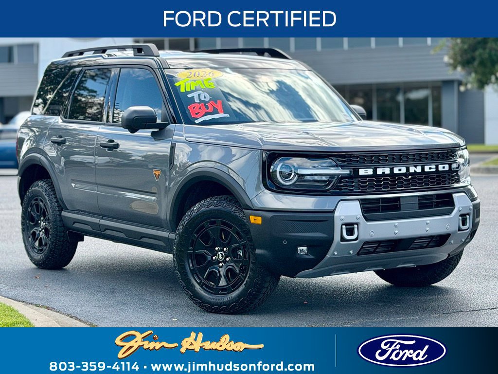 Certified 2026 Ford Bronco Sport Badlands w/ Sasquatch Badlands Package AWD/4WD image 1