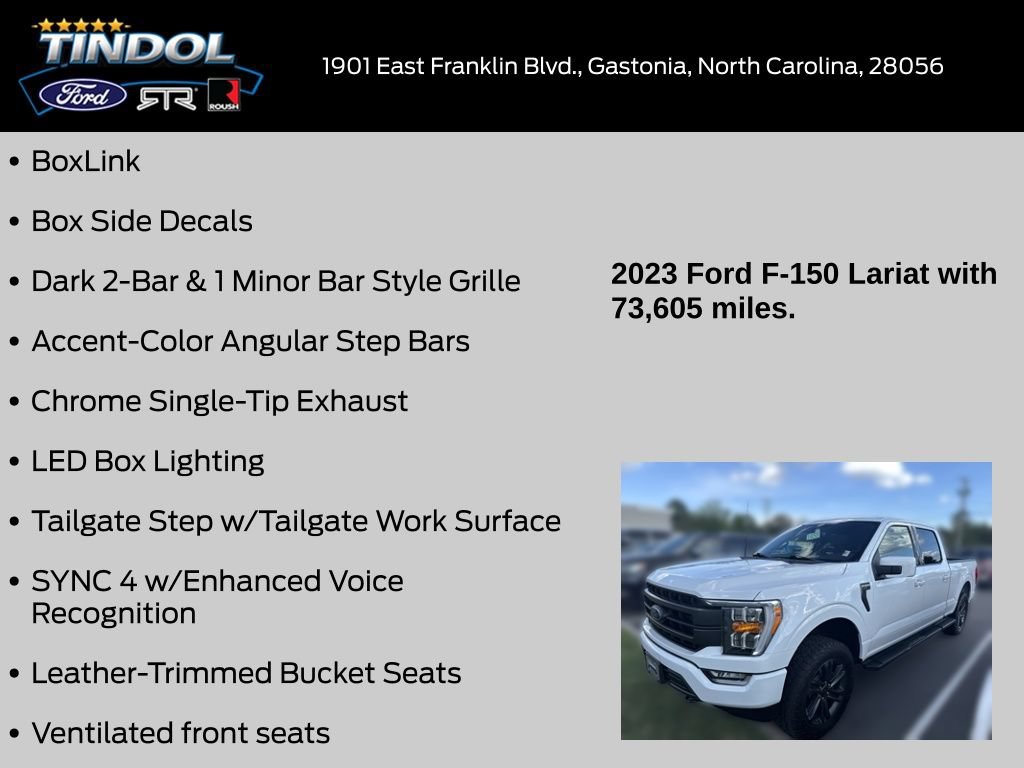 Certified 2023 Ford F150 Lariat AWD/4WD image 15