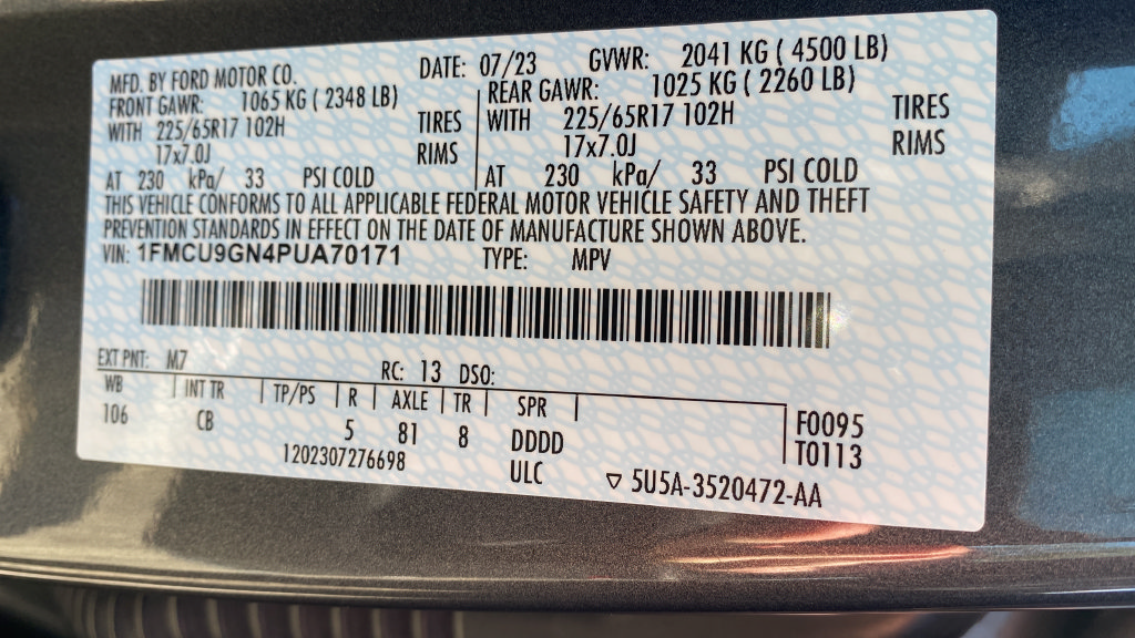 Certified 2023 Ford Escape Active w/ Tech Pack #1 AWD/4WD image 28