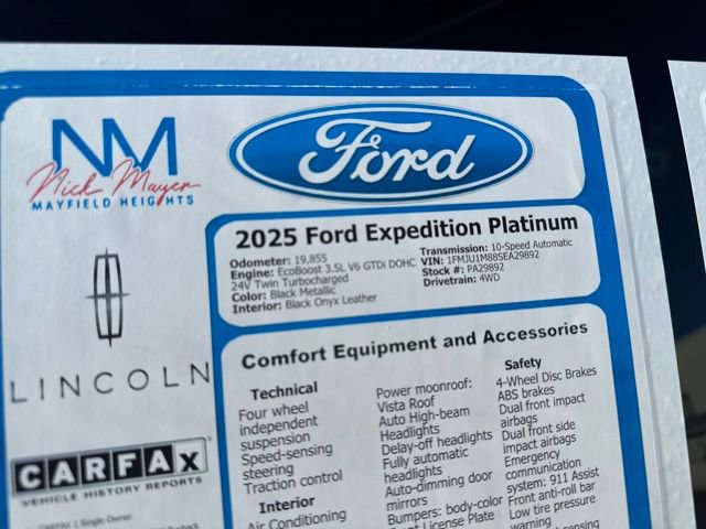Certified 2025 Ford Expedition Platinum image 42