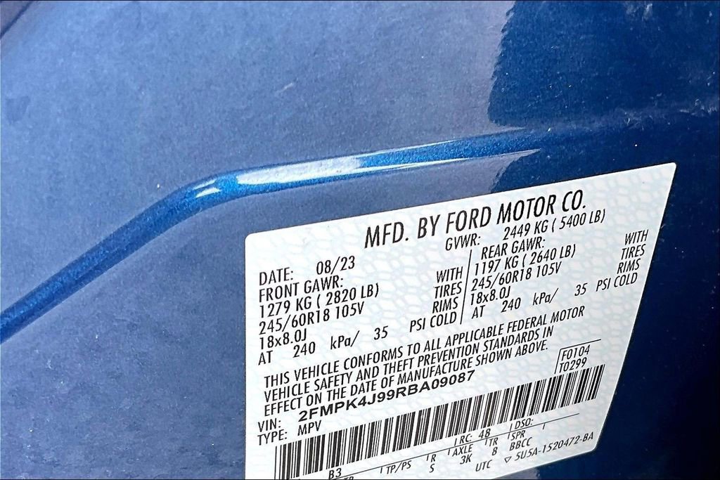 Certified 2024 Ford Edge SEL w/ Convenience Package image 32