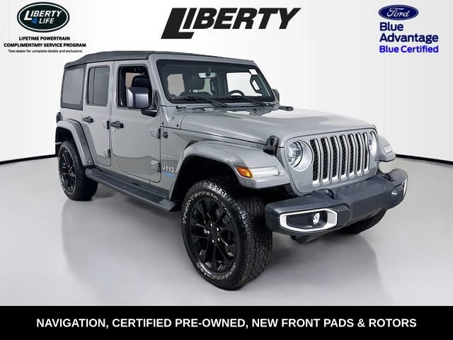 Used 2021 Jeep Wrangler Unlimited Sahara w/ Cold Weather Group AWD/4WD image 1