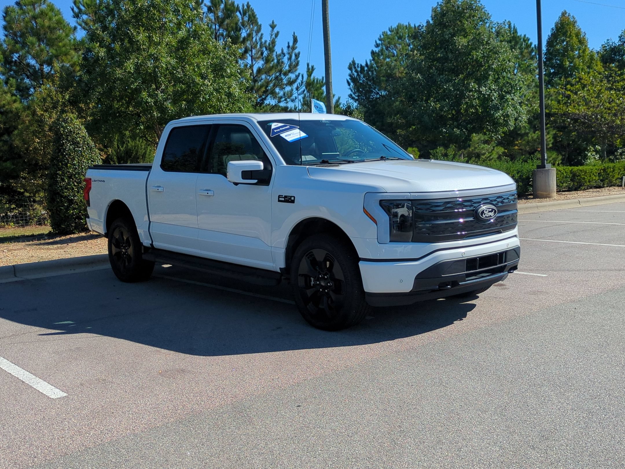 Certified 2025 Ford F150 Lightning Platinum w/ Dark Elements Package AWD/4WD image 2