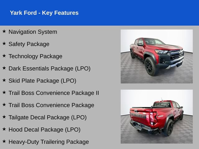 Used 2024 Chevrolet Colorado Trail Boss w/ LPO, Dark Essentials Package AWD/4WD video 2