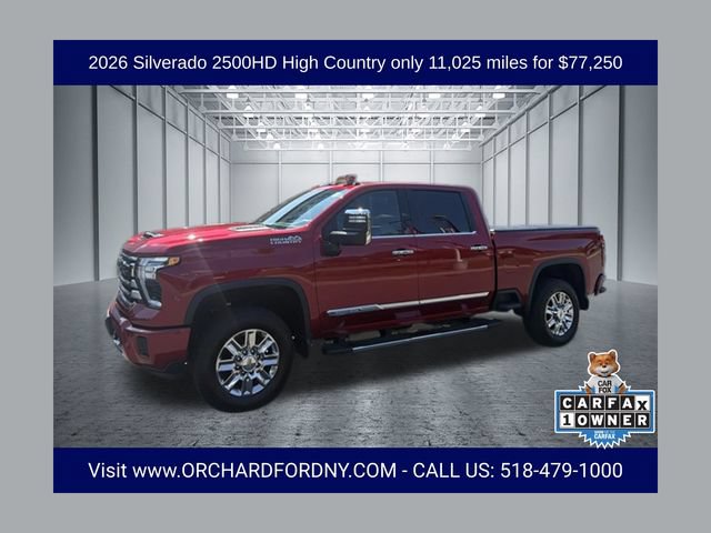 Used 2026 Chevrolet Silverado 2500 High Country w/ High Country Premium Package
