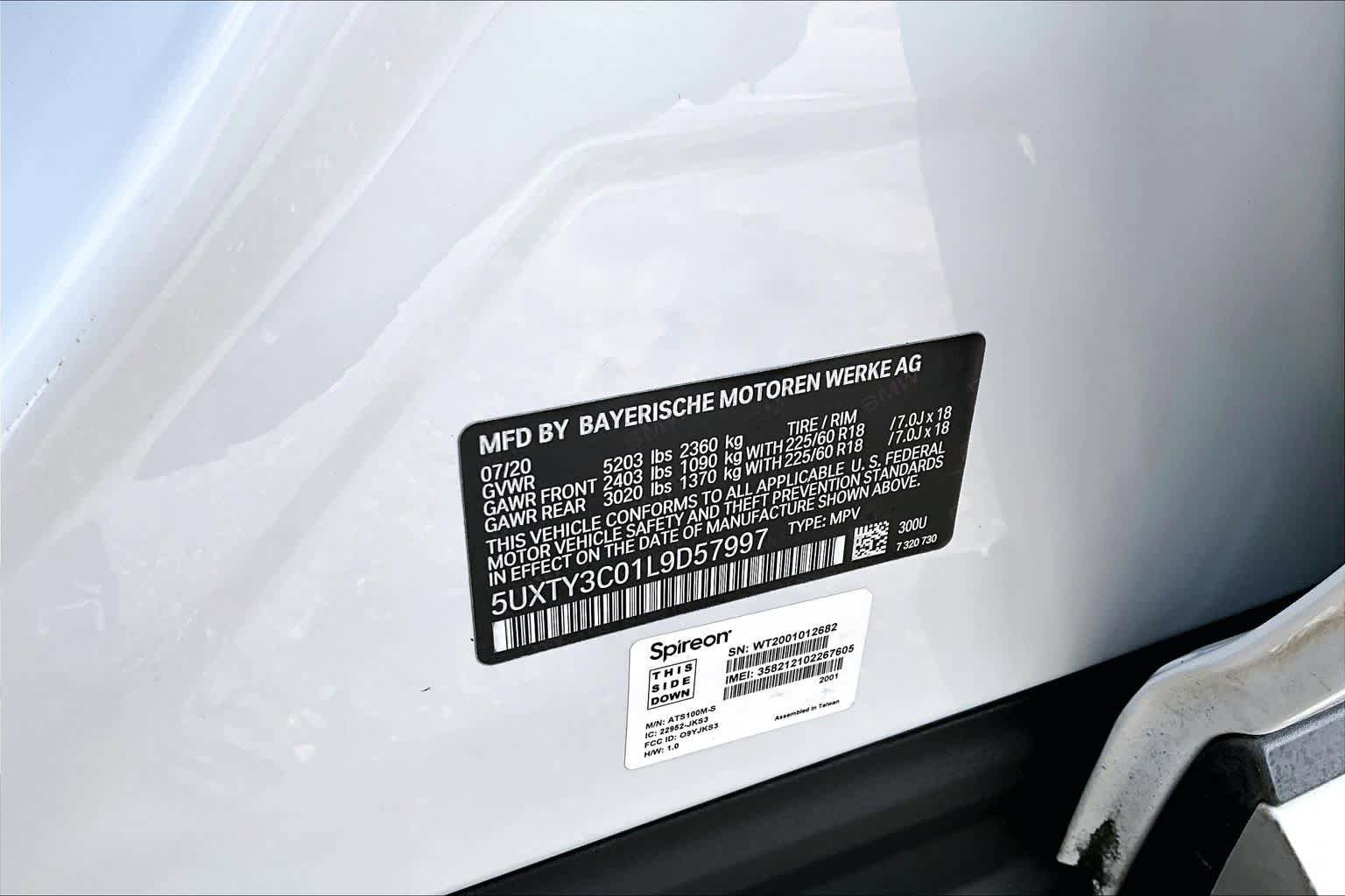Used 2020 BMW X3 sDrive30i w/ Convenience Package RWD image 34