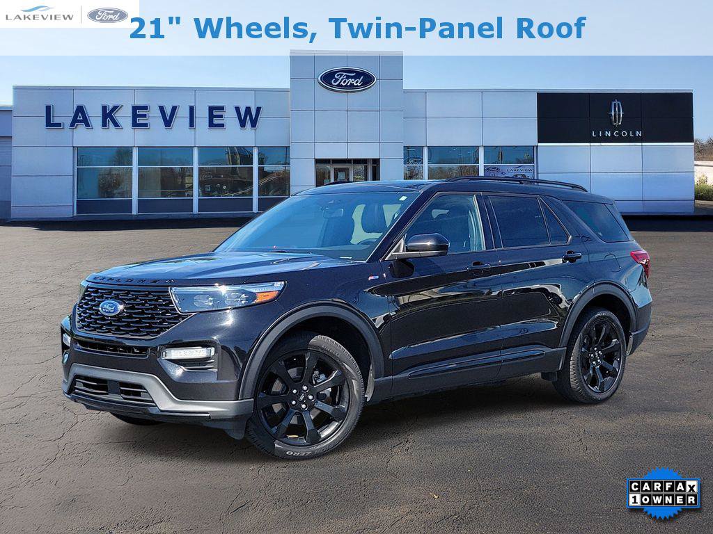 Certified 2023 Ford Explorer ST-Line w/ Class IV Trailer Tow Package