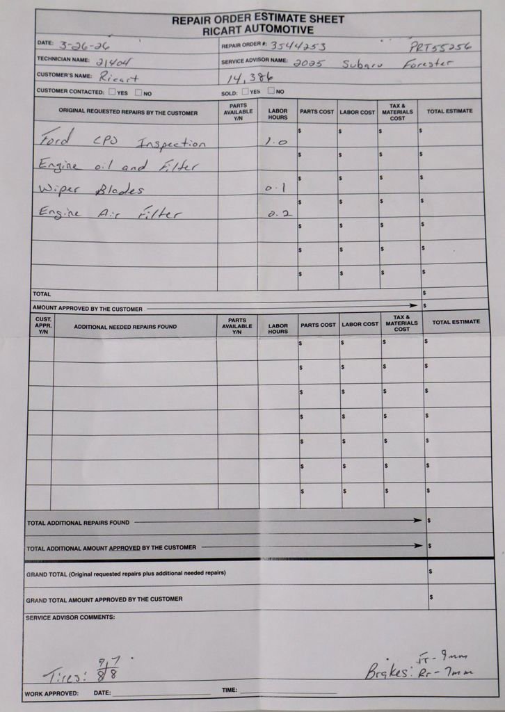 Used 2025 Subaru Forester Premium image 12