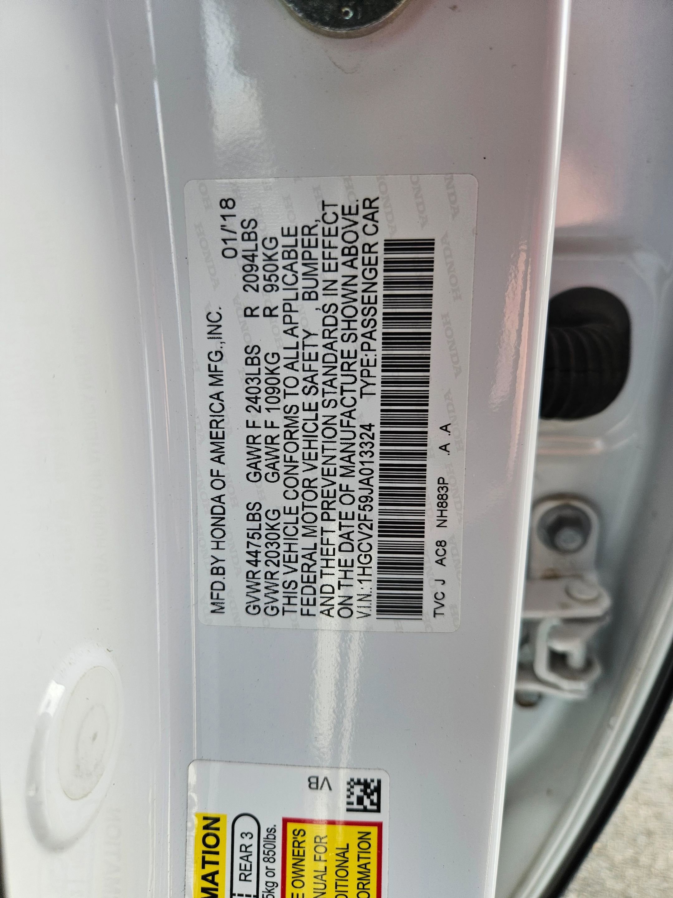 Used 2018 Honda Accord EX-L image 25