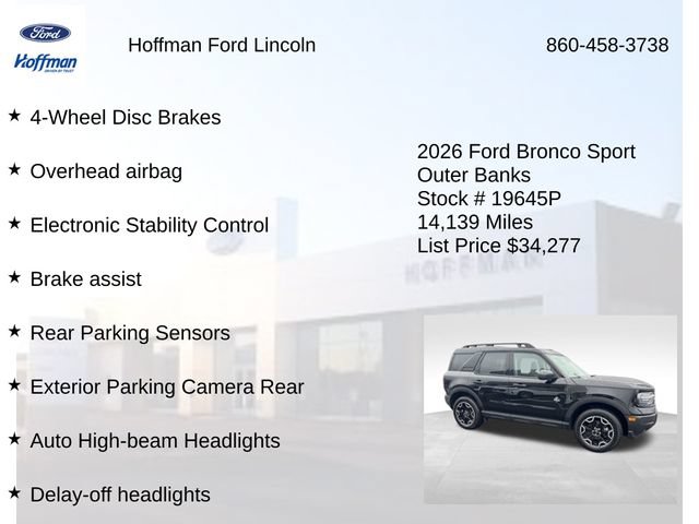 Certified 2026 Ford Bronco Sport Outer Banks AWD/4WD image 28