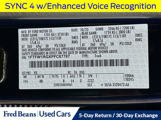 Certified 2023 Ford F150 Raptor w/ Raptor Carbon Fiber Package image 40