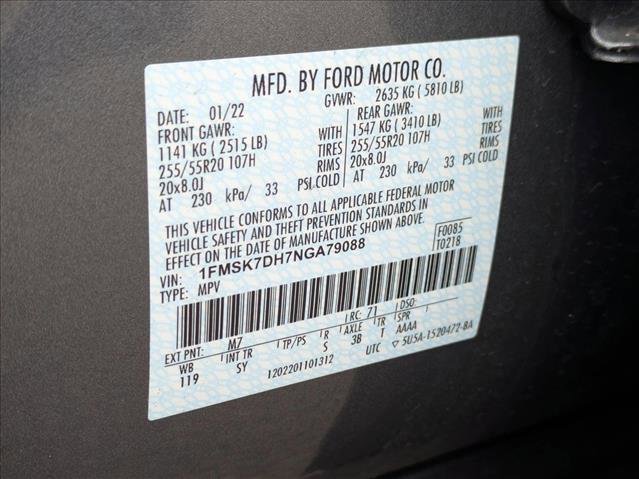 Certified 2022 Ford Explorer XLT w/ Equipment Group 202A image 27