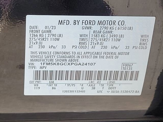 Certified 2023 Ford Explorer ST w/ Equipment Group 401A image 17