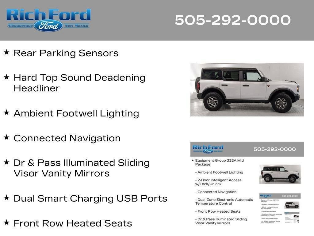 Certified 2025 Ford Bronco Badlands AWD/4WD image 54