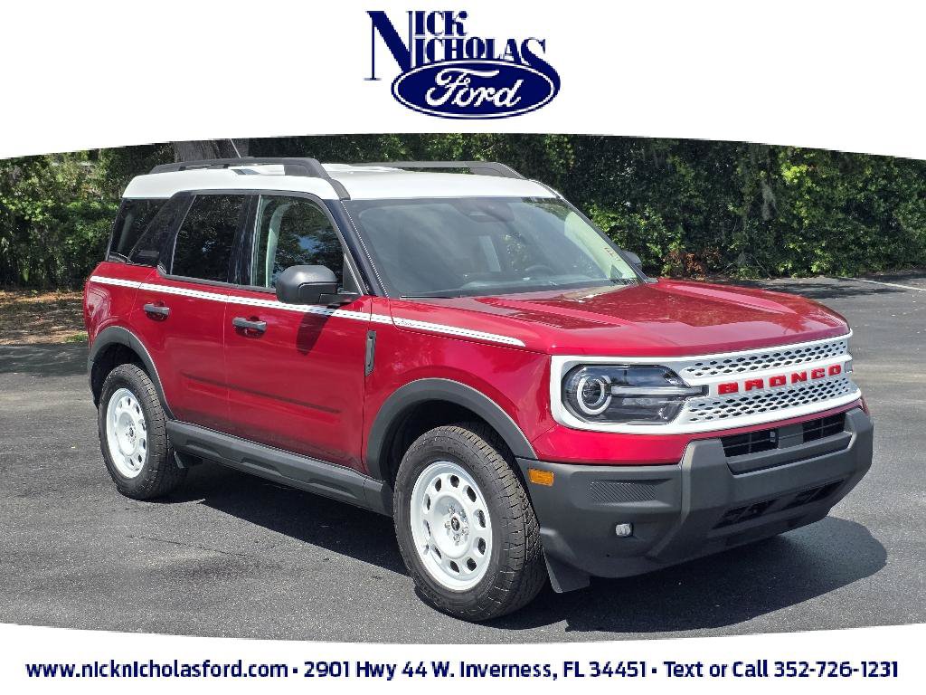 Certified 2025 Ford Bronco Sport Heritage w/ Convenience Package AWD/4WD image 1