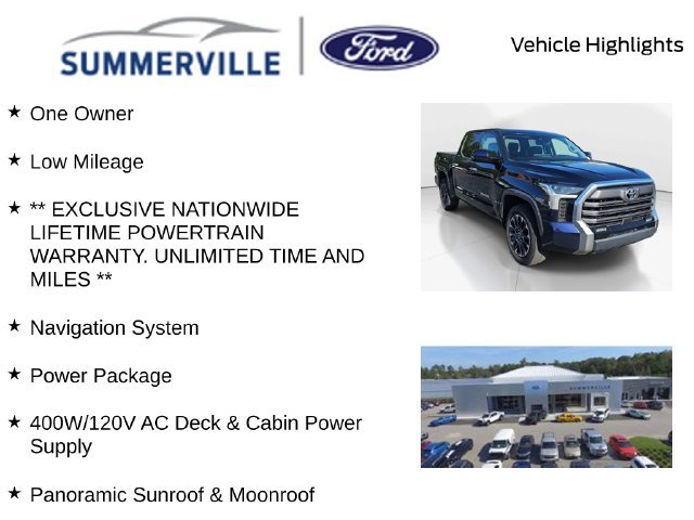 Used 2023 Toyota Tundra Limited w/ Power Package RWD image 2