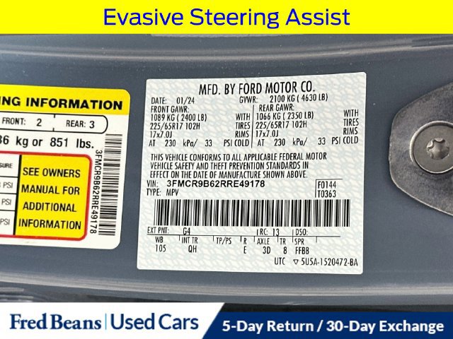 Certified 2024 Ford Bronco Sport Big Bend w/ Convenience Package AWD/4WD image 38