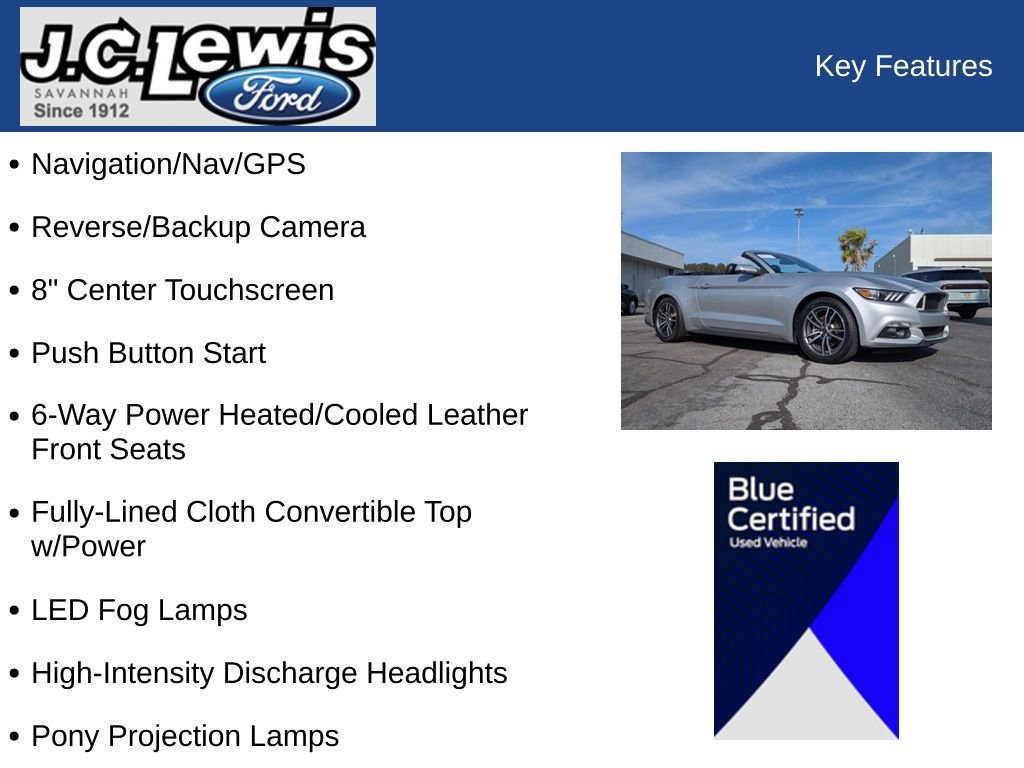 Certified 2017 Ford Mustang Premium RWD image 30