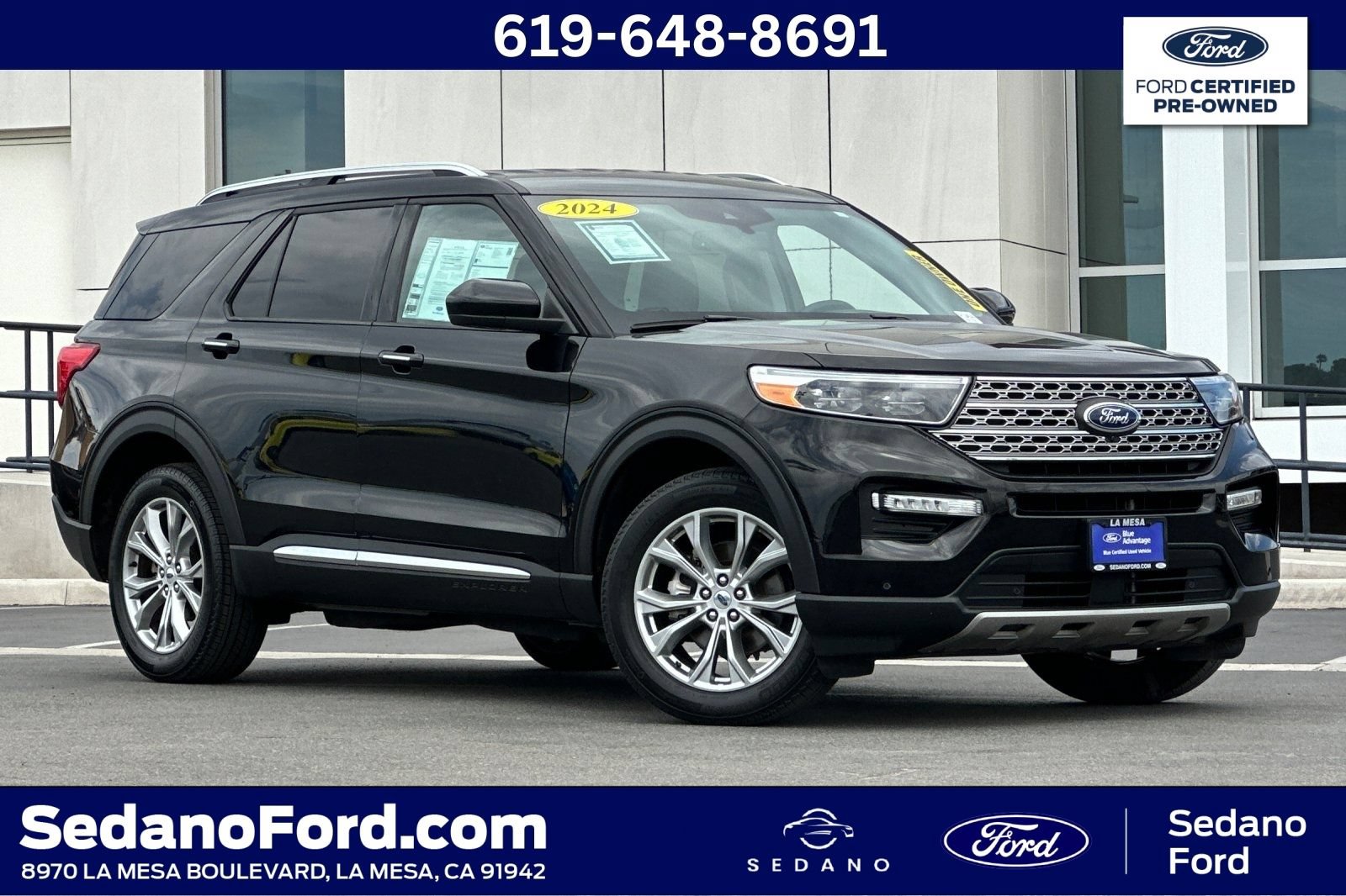Certified 2024 Ford Explorer Limited AWD/4WD image 1