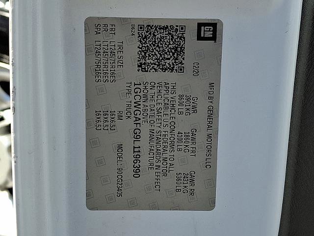 Used 2020 Chevrolet Express 2500 w/ Driver Convenience Package image 22