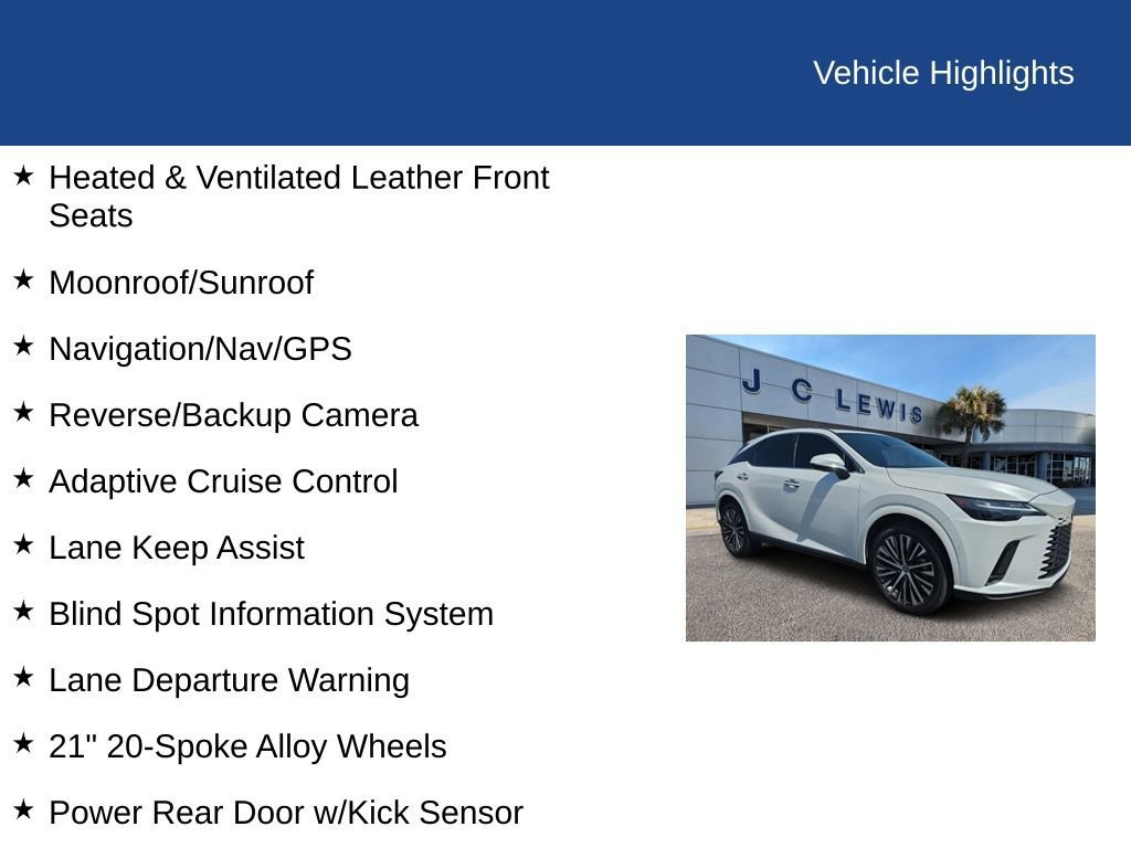 Used 2024 Lexus RX 350 Premium Plus w/ Convenience Package FWD image 31