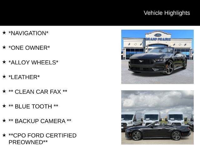 Certified 2024 Ford Mustang Premium RWD image 4