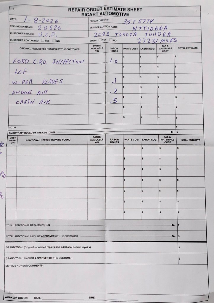 Used 2023 Toyota Tundra SR5 w/ TRD Sport Package image 11