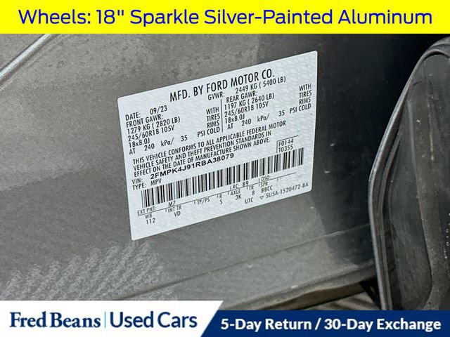 Certified 2024 Ford Edge SEL w/ Class II Trailer Tow Package AWD/4WD image 36