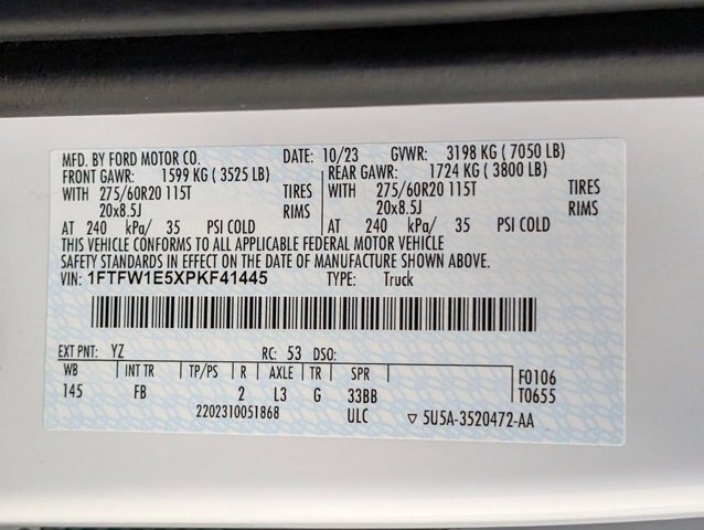 Certified 2023 Ford F150 XLT w/ Equipment Group 302A High AWD/4WD image 25